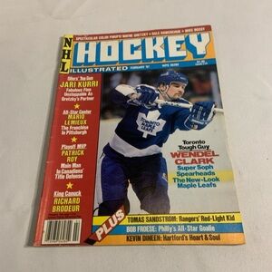 NHL Hockey Illustrated Magazine Featuring Toronto Maple Leafs in Blue & White